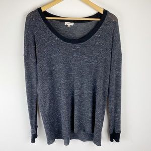 Aritzia Wilfred Scoop Neck Pullover Grey Size M